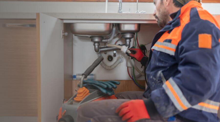 Professional slab leak plumber services in Modoc, IN